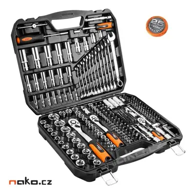 NEO TOOLS gola sada 1/4",3/8",1/2" - 219 dílů 10-076