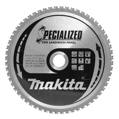 MAKITA B-33598 pilový kotouč 270x30mm 60Z sandwichové panely (old B-17681)