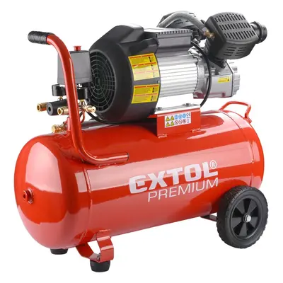 EXTOL PREMIUM 8895320 kompresor olejový dvoupístový, 2200W, 50 l