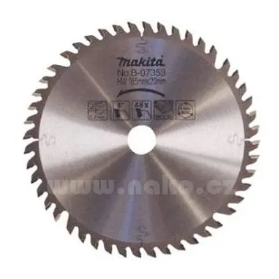 Makita kotouč pilový TK 165x20x2,2mm 48z 8°poz. B-09298 (B-33015, B-07353)