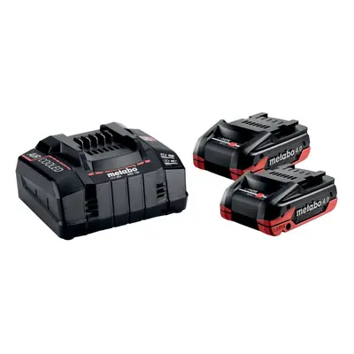 METABO sada Basic Set LiHDX (2xakumulátor 4,0Ah+nabíječka ASC145) 685306000