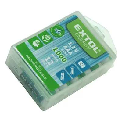 EXTOL ENERGY AAA 1000mAh 12ks 42062