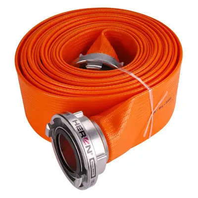 HERON požární hadice B75 PVC Orange 10m se spojkami 3" 8898116