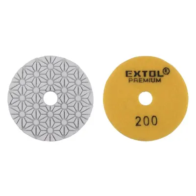 EXTOL PREMIUM 8803094 kotouč diamantový leštící P200 na obklady 100mm suchý zip