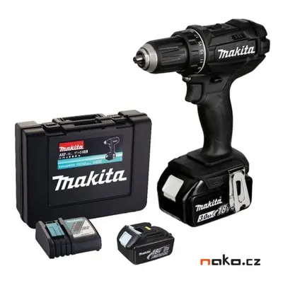 MAKITA DDF482RFEB aku vrtací šroubovák černý Li-ion LXT 18V/3,0 Ah