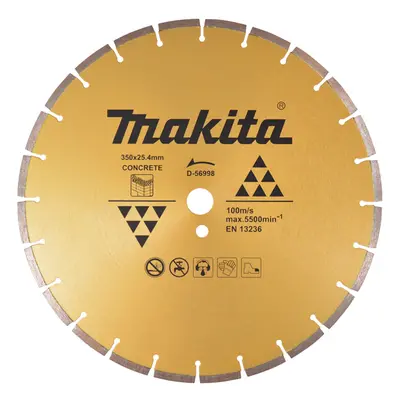 Makita diamantový kotouč 350x25.4x7.5MM beton D-56998