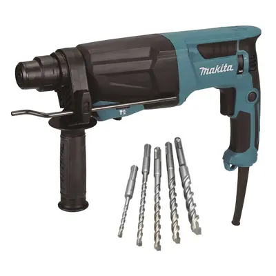 MAKITA HR2670X3 kombi kladivo 3J 800W SDS+ a sada vrtáků