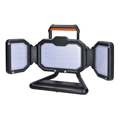 SOLIGHT WM-50W-RE aku LED reflektor 50W, 5000lm, otvírací, přenosný, nabíjecí