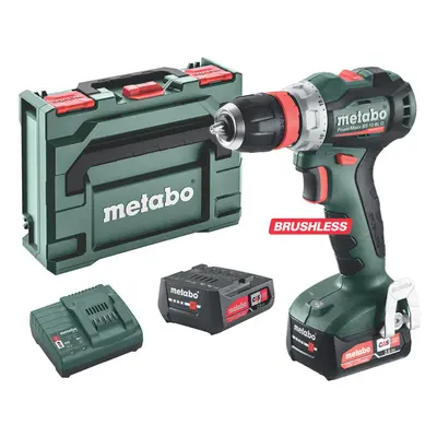 METABO PowerMaxx BS 12 BL Q bezuhlíková aku vrtačka LiIon 2x2Ah v metaBOXu 601045500