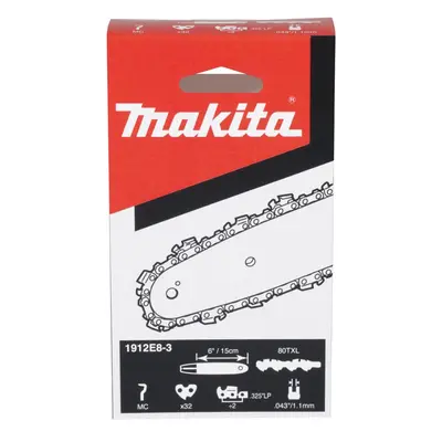 MAKITA 1912E8-3 pilový řetěz 15cm 1.1mm 0.325" 32 čl. 80TXL pro DUC150