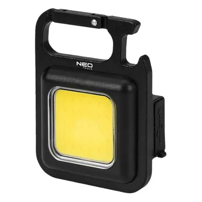 NEO TOOLS 99-109 mini COB LED svítilna přívěšek 500lm LiIon USB