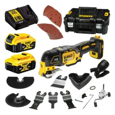 DeWALT DCS356P2 aku bezuhlíková oscilační multi bruska XR 18V/2x5,0Ah