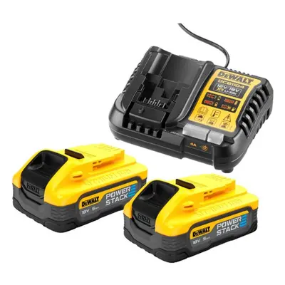 DEWALT DCB1104H2 nabíječka s akumulátory Powerstack 2x 5Ah XR Li-ion 18V ORIGINÁL