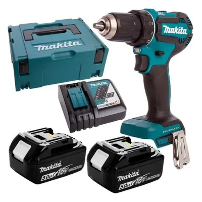 MAKITA DHP482RTJ aku příklepový šroubovák Li-ion LXT 18V/5,0 Ah