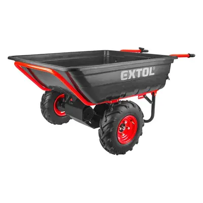 EXTOL PREMIUM 8891592 aku dvoukolák nákladní s převodovkou 300 lit. 300kg, 40V LiIon 6Ah