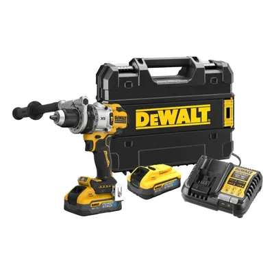 DeWALT DCD1007H2T aku příklepová vrtačka, 3 rychlosti, bezuhlík, XR 18V 2x5Ah POWERSTACK