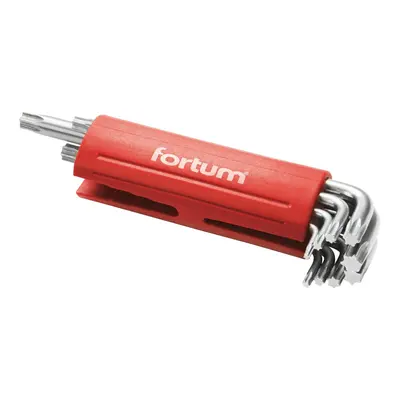 FORTUM 4710300 L-klíče TORX T 10-15-20-25-27-30-40-45-50, 9ks, S2