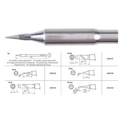 EXTOL INDUSTRIAL 8794511C hrot pájecí T9-IL - 0,2x12,7mm