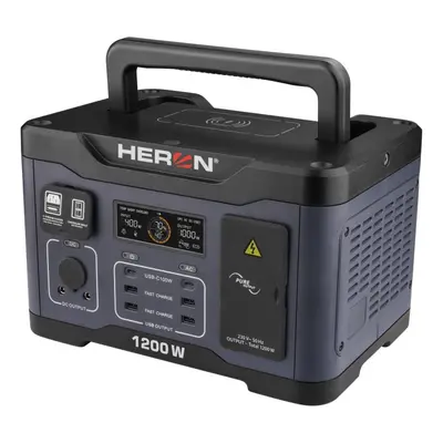 HERON 8896801 nabíjecí a napájecí aku stanice 1200 W, 921 Wh LiFePo4