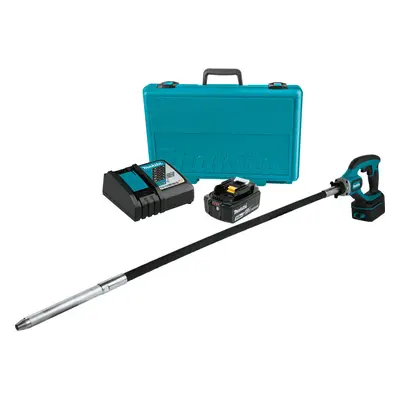 MAKITA DVR450RTE aku zhutňovač betonu LiIon LXT 18V 2x 5Ah