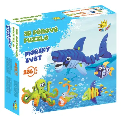 Kids World 3D pěnové puzzle Mořský svět 235 dílků