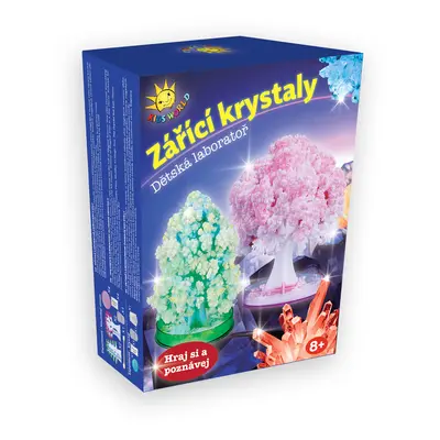 Kids World Dětská laboratoř - zářící krystaly