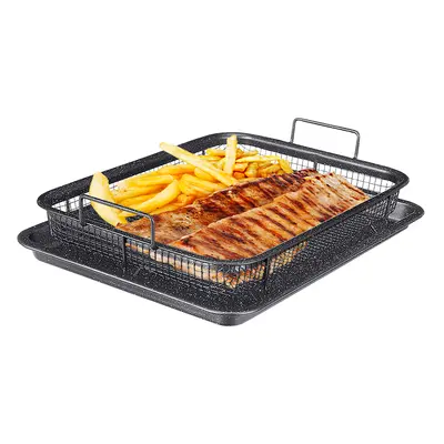 De Gusto Plech s grilovacím košem Maxi Crisper 33 x 25 cm