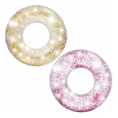 Intex 56274 Nafukovací kruh Sparkling Glitter růžová