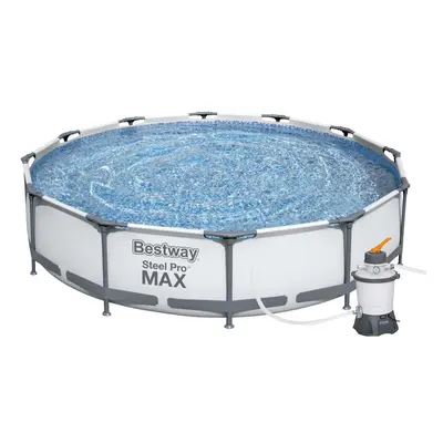 Bestway 16416PFS Bazén Steel Pro Max 3,66 x 0,76 m s pískovou filtrací STANDARD EVO 3596 l/hod