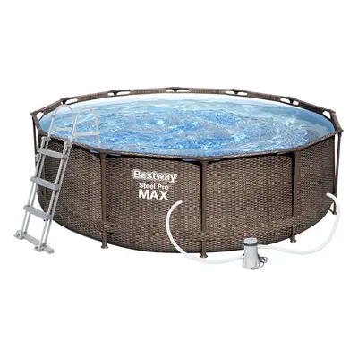 Bestway Bazén Steel Pro Max Rattan 3,66 x 1 m - 56709