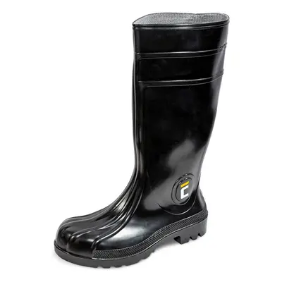 Obuv bezpečnostní holínka BOOTS EUROFORT, S5, PVC+nitril, vysoká, černá