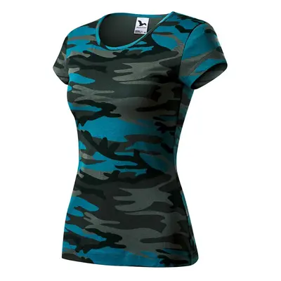 Triko dámské Camo Pure C22 - XS-XXL - camouflage petrol