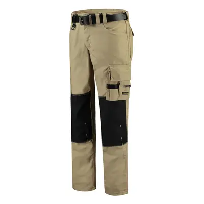 Pracovní kalhoty unisex CANVAS WORK PANTS T61 - khaki