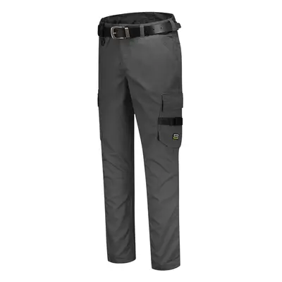 Pracovní kalhoty unisex WORK PANTS TWILL T64 - tmavě šedá