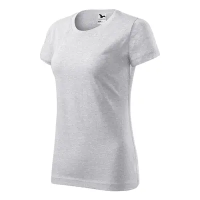 Triko dámské Basic 134 - XS-XXL - světle šedý melír