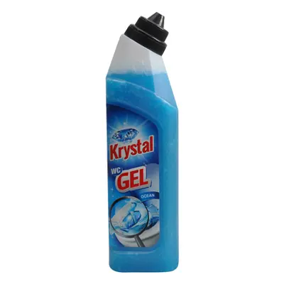 Gel, KRYSTAL GEL WC, modrý, 750 ml