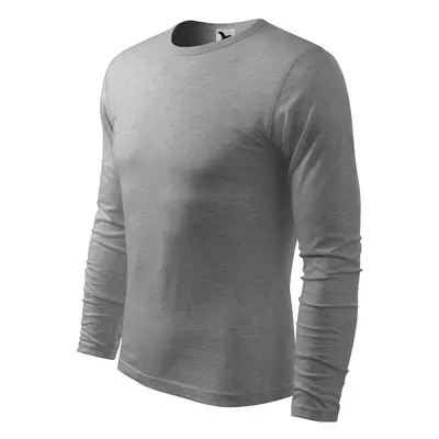 Triko pánské Fit-T Long Sleeve 119 - S-XXL - tmavě šedý melír