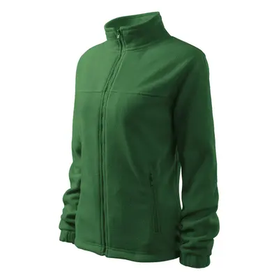 Mikina dámská fleece Jacket 504 - XS-XXL - lahvově zelená