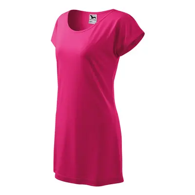 Triko/šaty dámské Love 123 - XS-XXL - purpurová