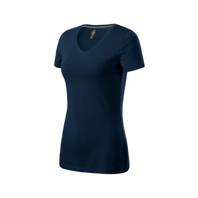 Tričko ACTION V-NECK, dámské, S-XL- námořní modrá