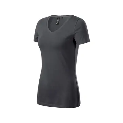 Tričko ACTION V-NECK, dámské, S-XL- light anthracite