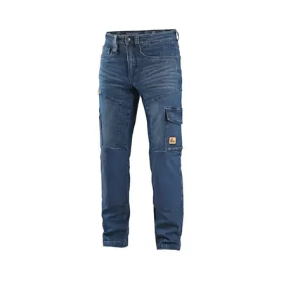 Kalhoty jeans CXS ALBI, pánské, modré