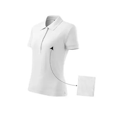 Polokošile dámská Cotton 213 - XS-XXL - bílá