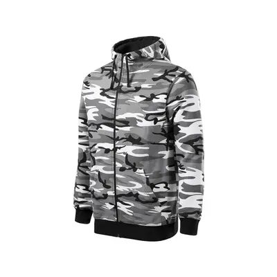 ESHOP - Mikina pánská Camo Zipper - S-XXL - camouflage gray