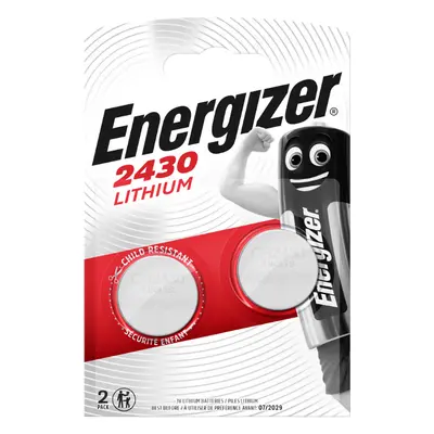 Lithiová knoflíková baterie - 2x CR2430 - Energizer