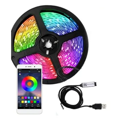 Zaparkorun LED RGB pásek za televizi s ovládáním pomocí telefonu - 5 m