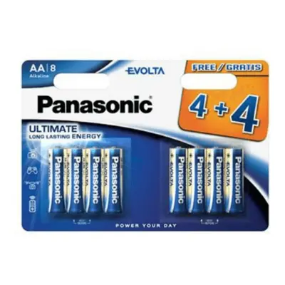 Tužkové baterie Evolta - 8x AA - Panasonic