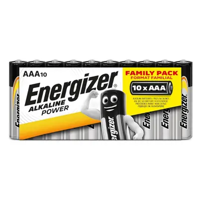 Mikrotužkové baterie Alkaline Power - 10x AAA - family pack - Energizer