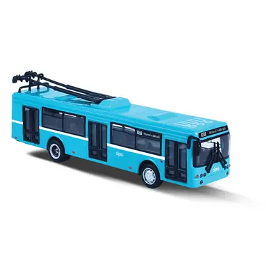 RAPPA Kovový trolejbus - DPO Ostrava - modrý - 16 cm - Rappa