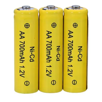 Nabíjecí baterie LC 14500 (AA 700 mAh, 1,2 V, Ni-Cd) - 3 ks